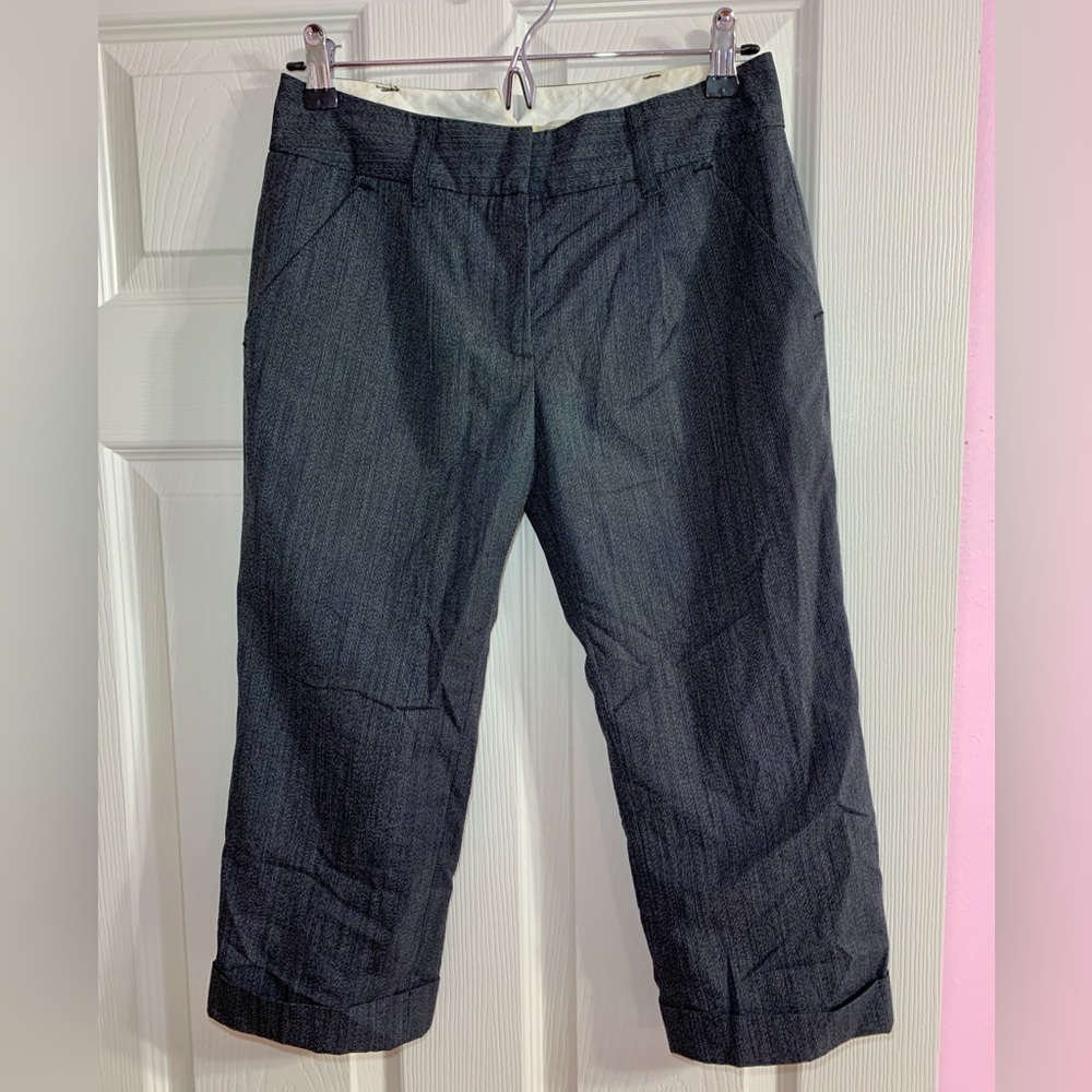VTG Y2K Special Edition Max Studio Charcoal Textured Pants 0